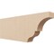 Ekena Millwork 2in. W x 6in. H x 16in. L Asheboro Woodgrain TimberThane Rafter Tail, Primed Tan RFTUR02X06X16ASHRCPR - alternate 1